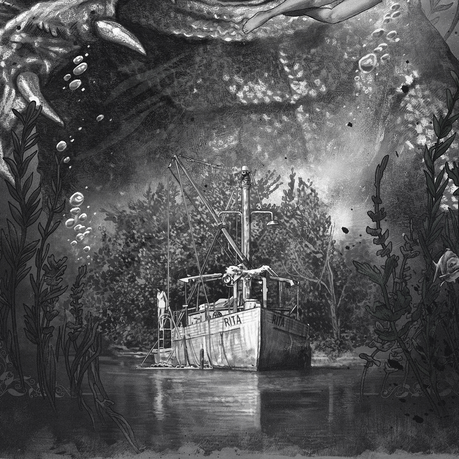 Universal Monsters Creature From the Black Lagoon (Silver Screen) Movie Poster  Exclusive Edition View 4