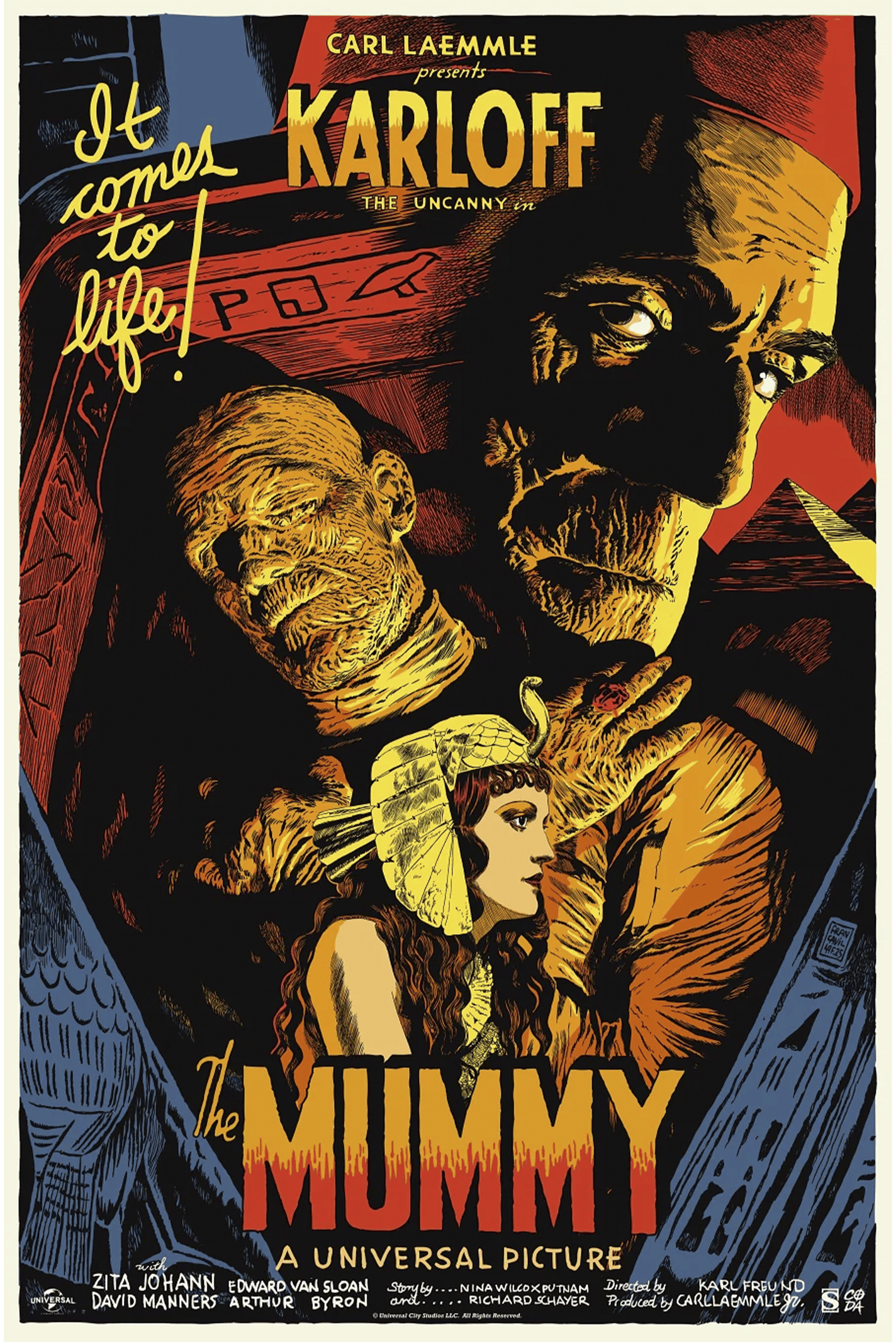 Universal Monsters The Mummy Movie Poster  View 4