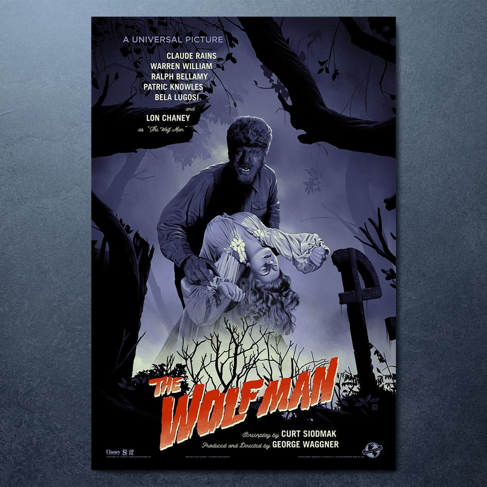 Universal Monsters The Wolf Man Movie Poster  View 1