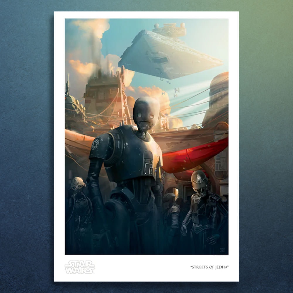Star Wars Streets of Jedha Art Print  View 1