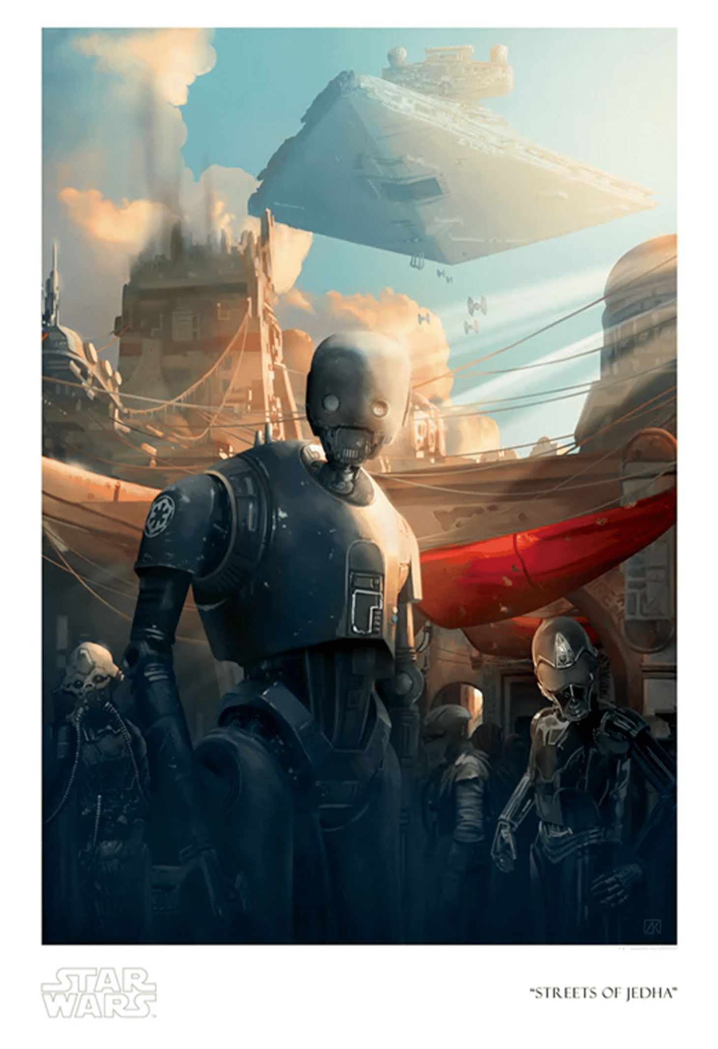 Star Wars Streets of Jedha Art Print  View 3