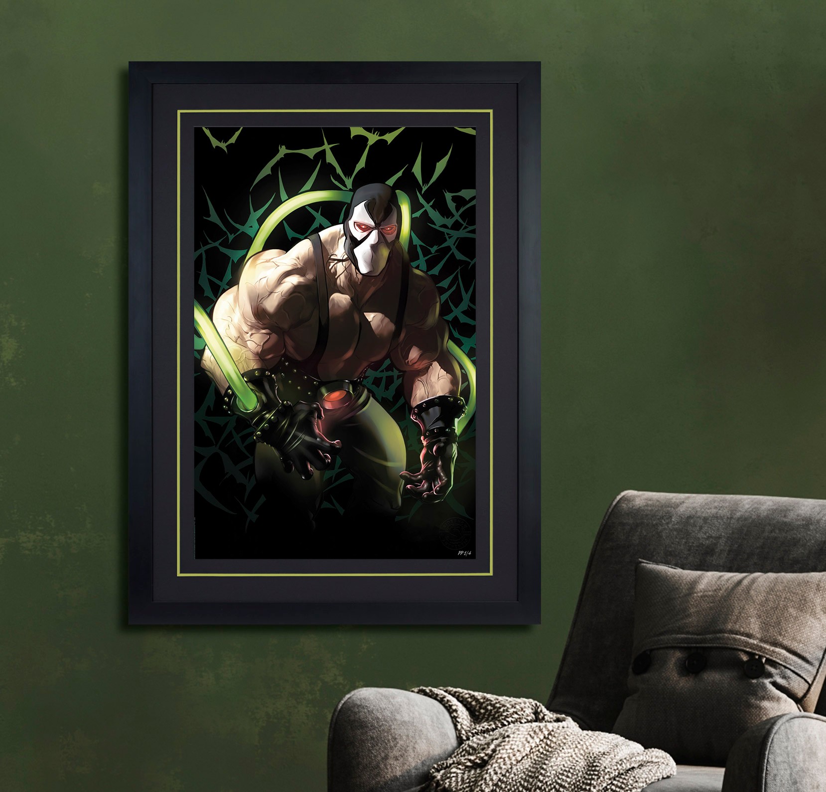DC Comics Bane Art Print  Exclusive Edition View 1