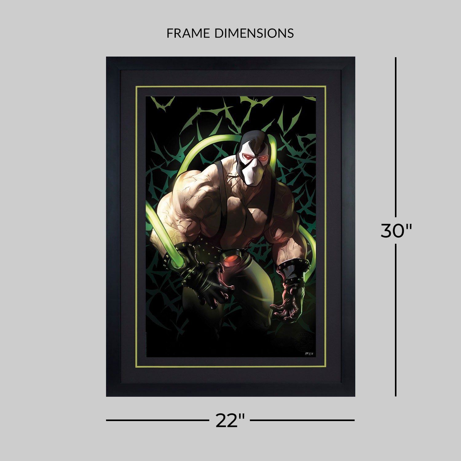 DC Comics Bane Art Print  Exclusive Edition View 2