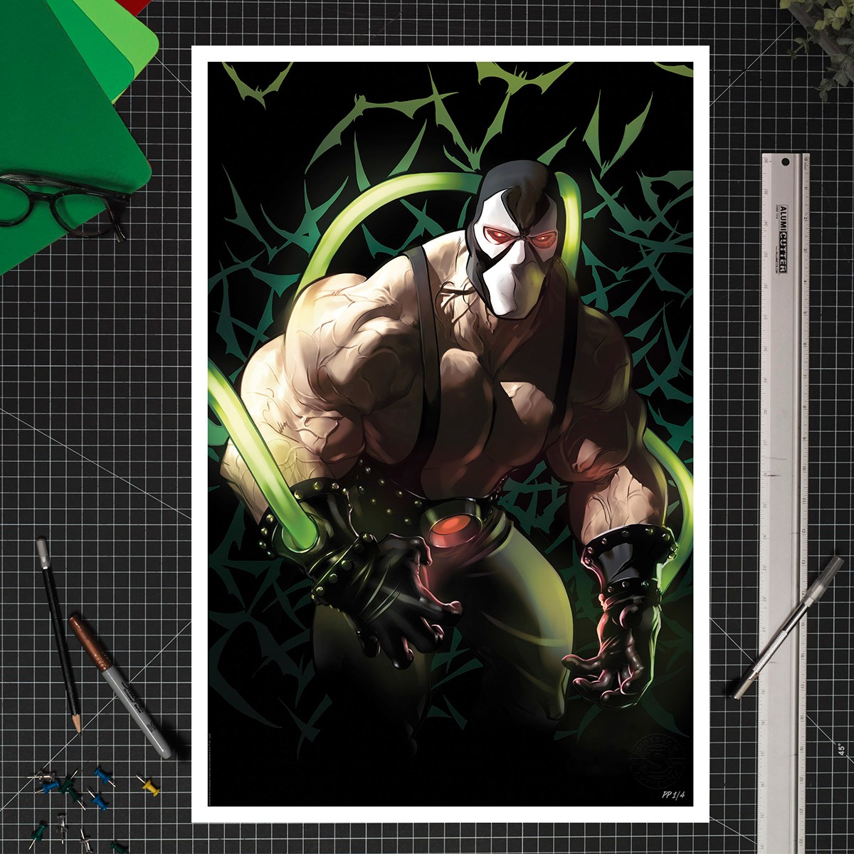 DC Comics Bane Art Print  Exclusive Edition View 1