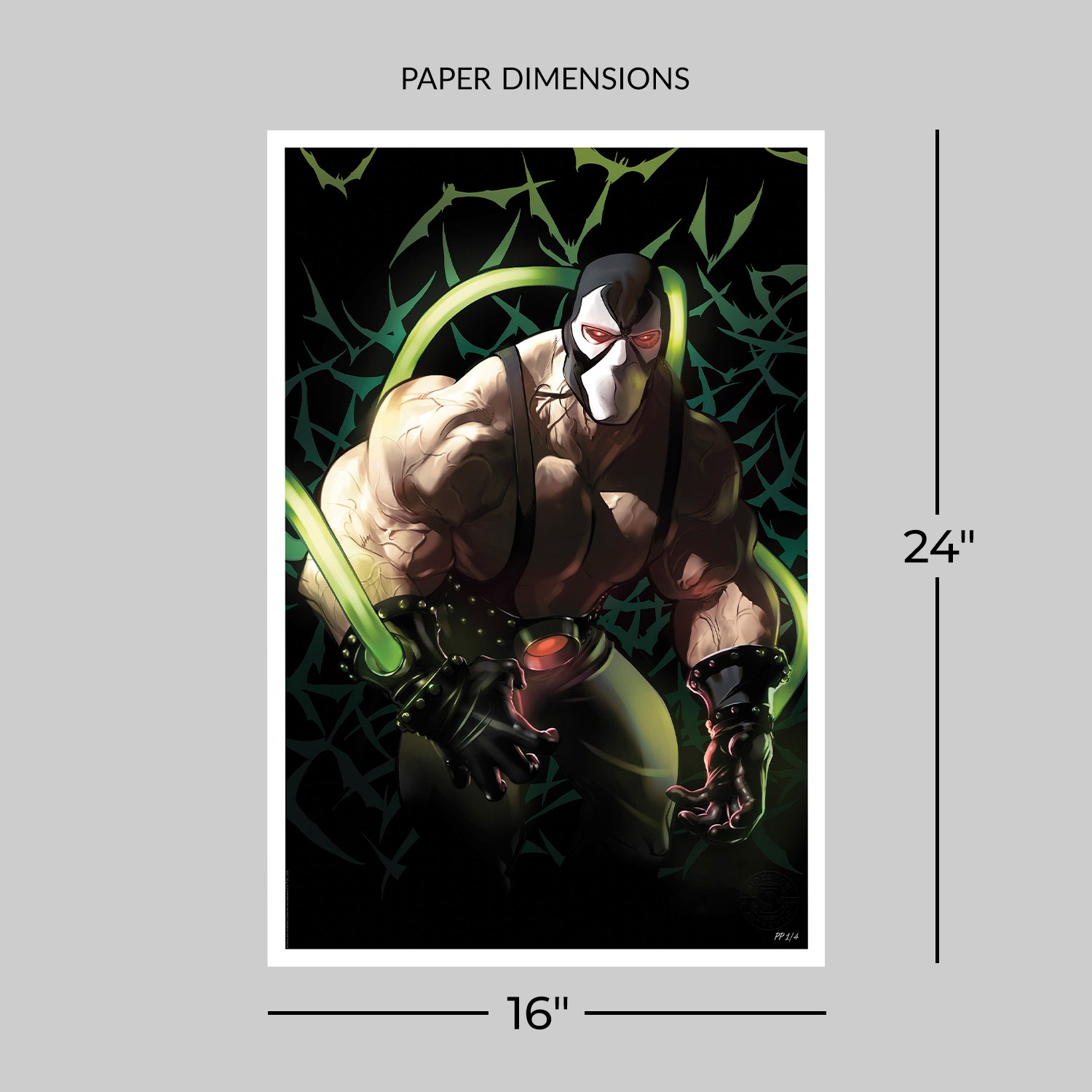DC Comics Bane Art Print  Exclusive Edition View 2