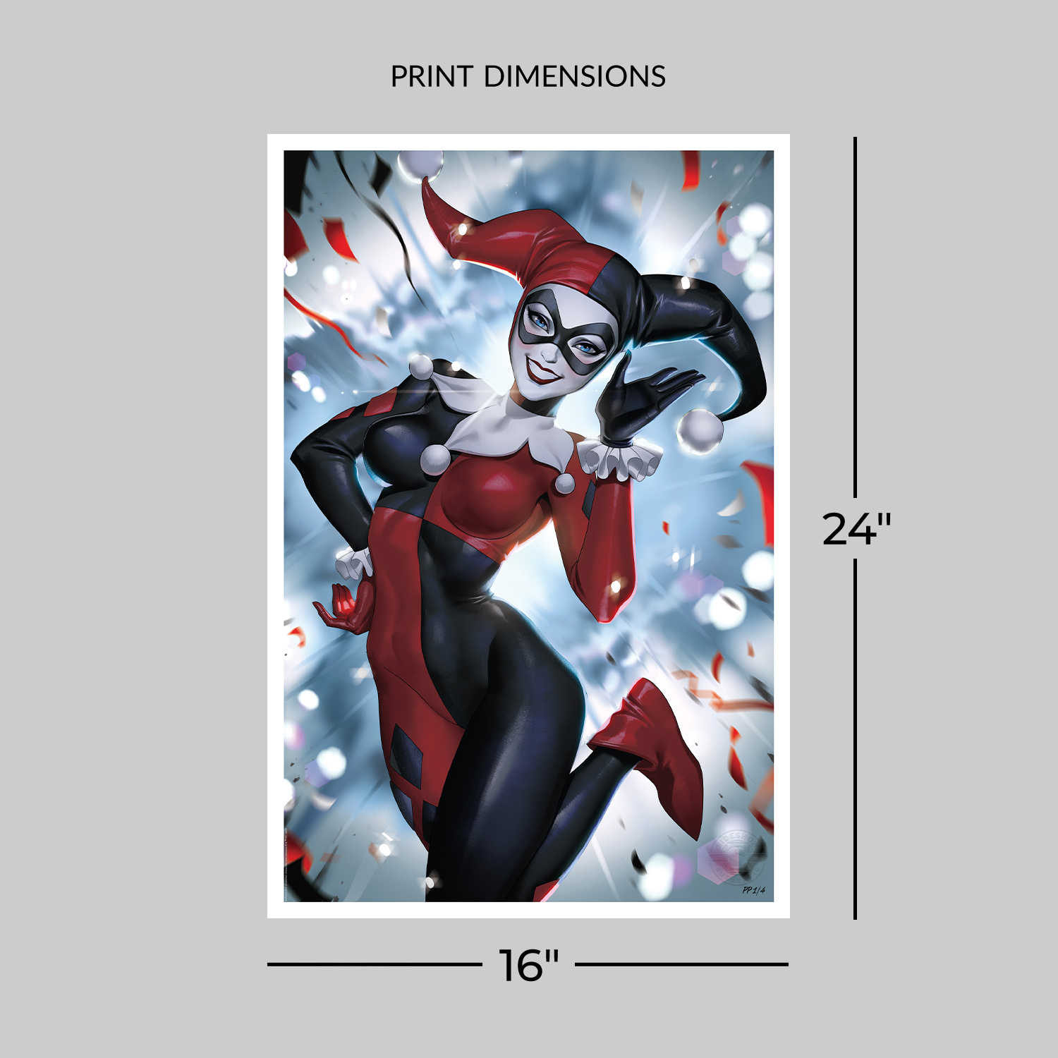 DC Comics Harley Quinn™ Art Print  Exclusive Edition View 2