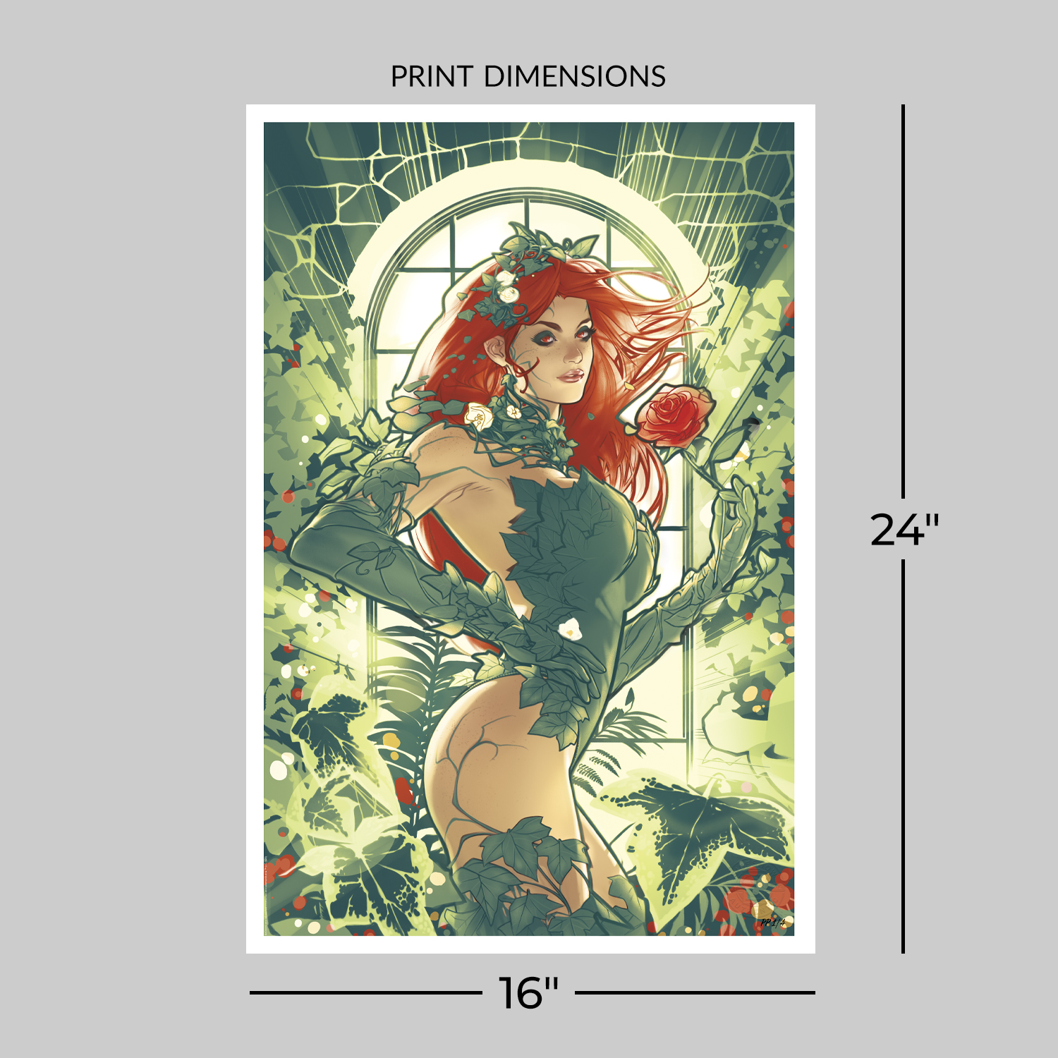 DC Comics Poison Ivy™ Art Print  Exclusive Edition View 2