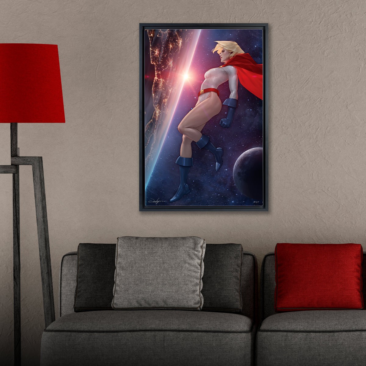 DC Comics Power Girl™ Art Print  Exclusive Edition View 1