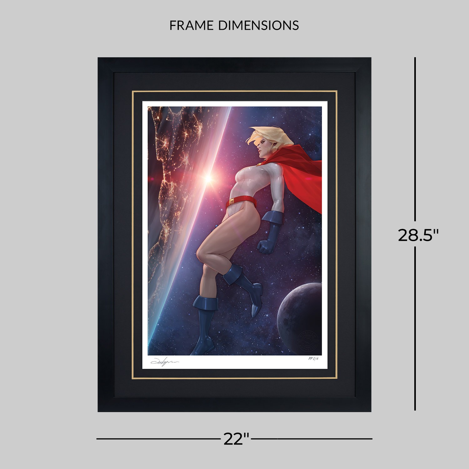 DC Comics Power Girl™ Art Print  Exclusive Edition View 2