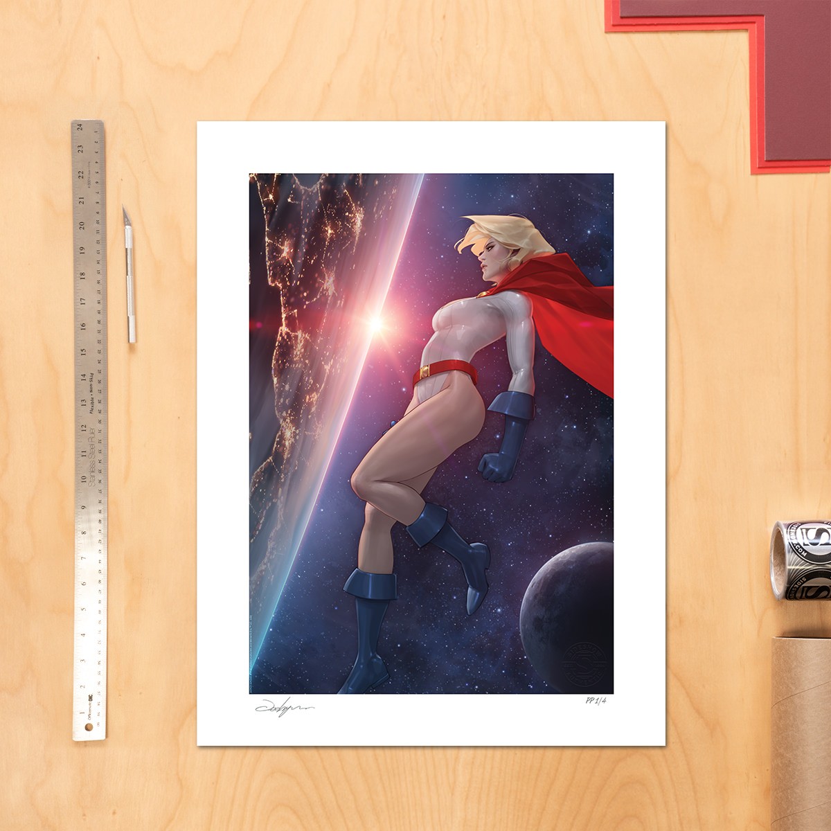 DC Comics Power Girl™ Art Print  Exclusive Edition View 1