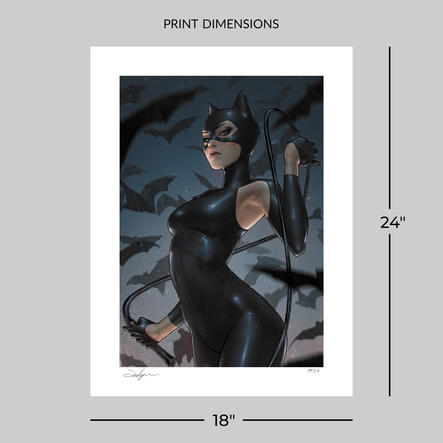 DC Comics Catwoman™ Art Print  Exclusive Edition View 2