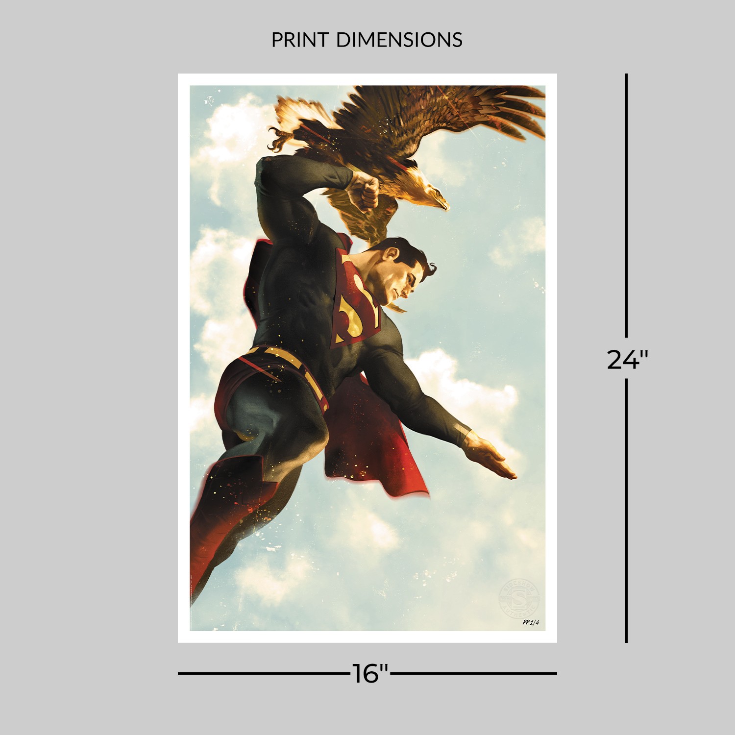 DC Comics Superman™ Art Print  Exclusive Edition View 2
