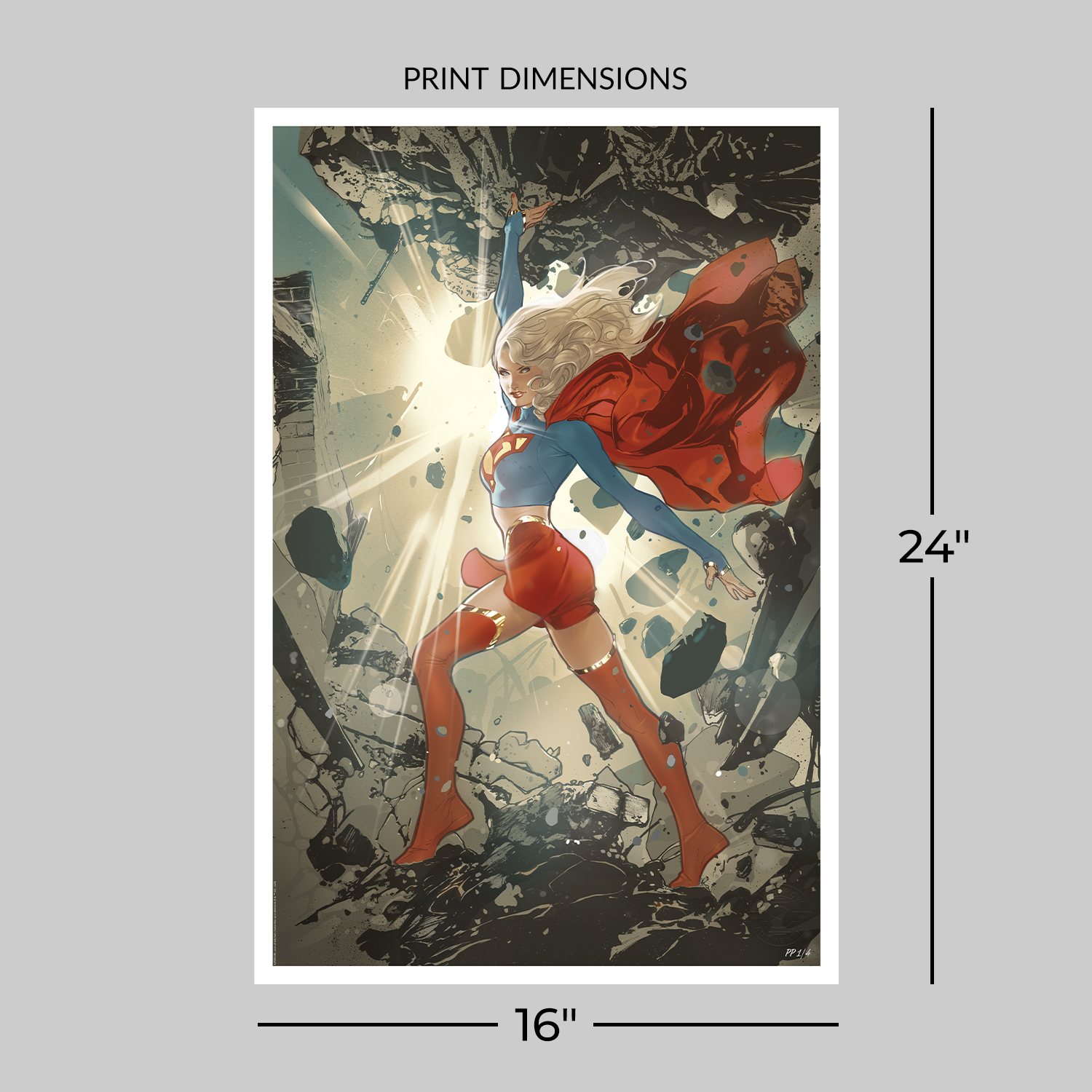 DC Comics Supergirl™ Art Print  Exclusive Edition View 2