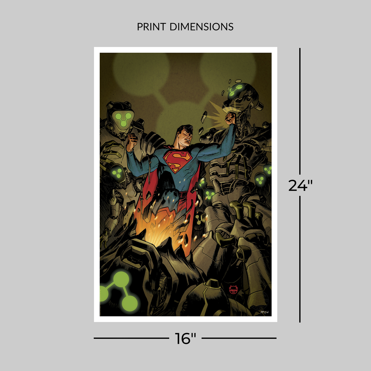 DC Comics Superman™: Space Age Art Print  Exclusive Edition View 2