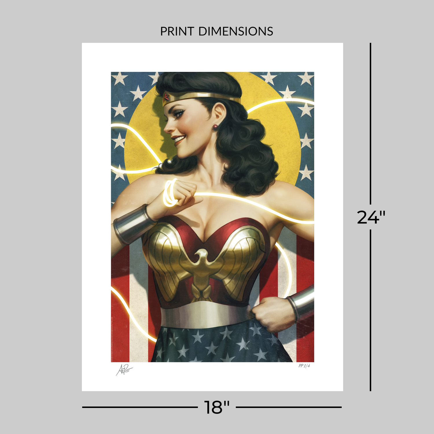DC Comics Wonder Woman™: New History of the DC Universe Art Print  Exclusive Edition View 2