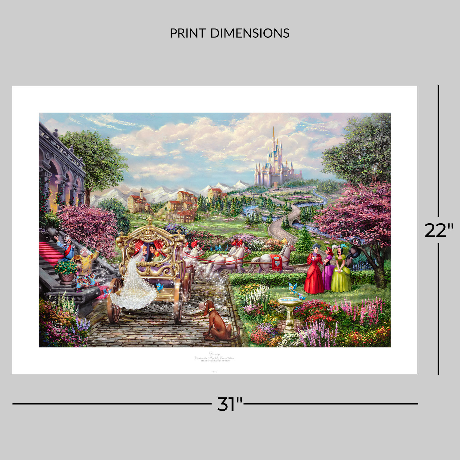 Disney Cinderella Happily Ever After Art Print  View 2