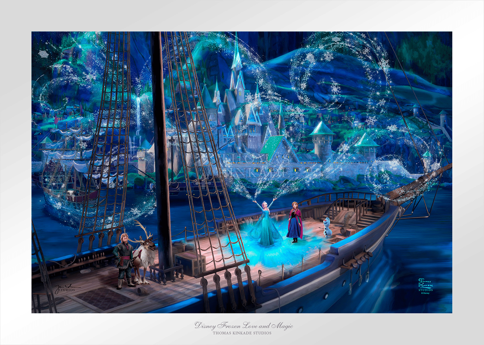 Disney Frozen Love and Magic Art Print  View 5