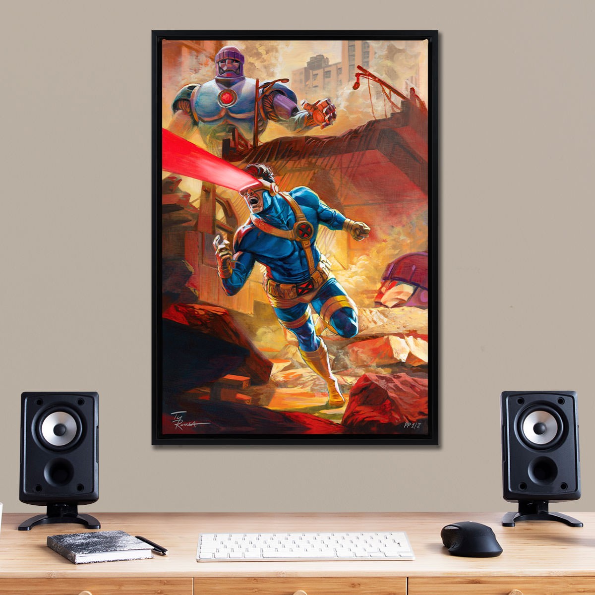 Marvel Cyclops Art Print  Exclusive Edition View 1