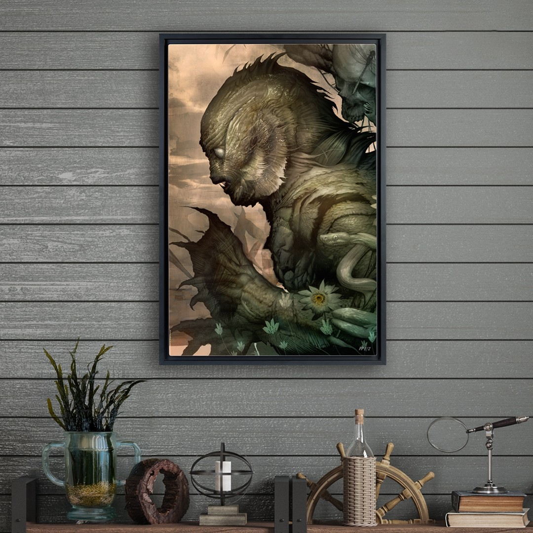 Universal Monsters The Creature from the Black Lagoon Art Print  Exclusive Edition View 1