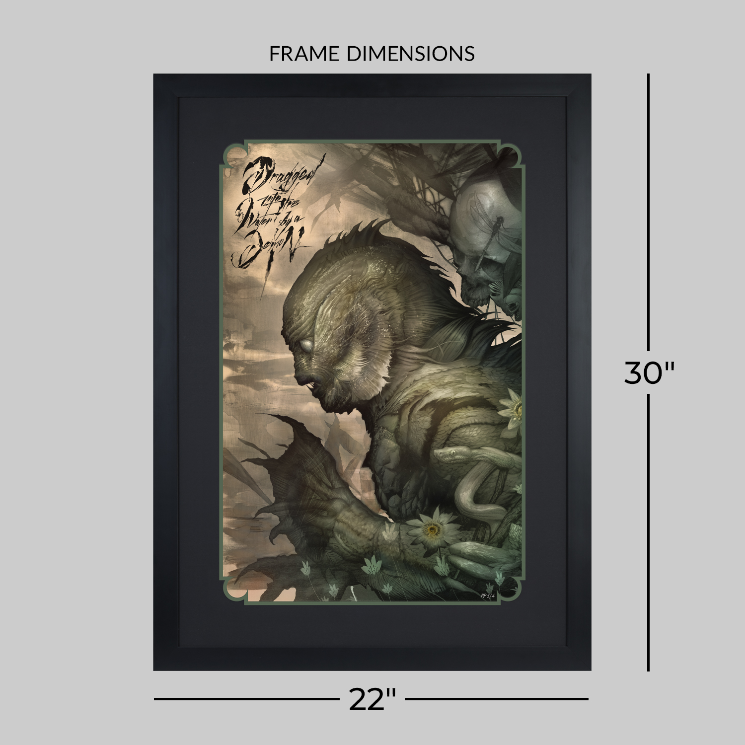 Universal Monsters The Creature from the Black Lagoon Art Print  Exclusive Edition View 2