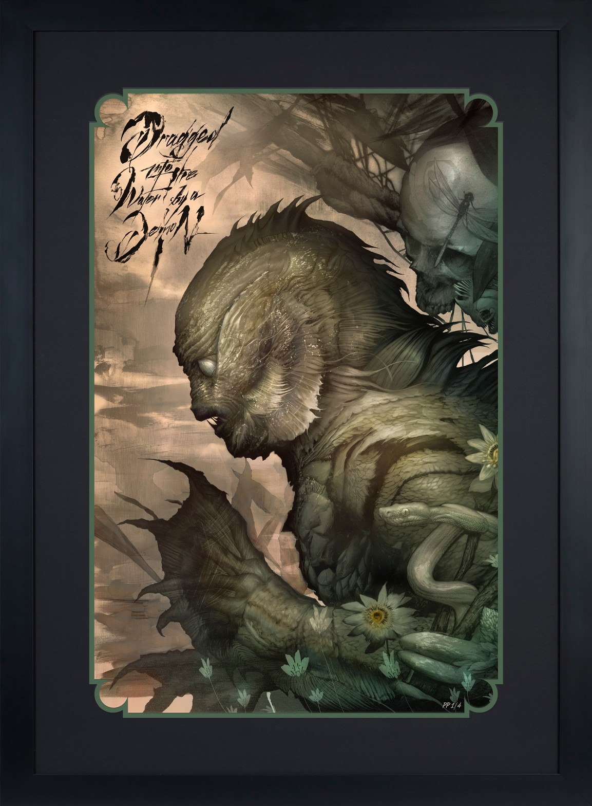 Universal Monsters The Creature from the Black Lagoon Art Print  Exclusive Edition View 8