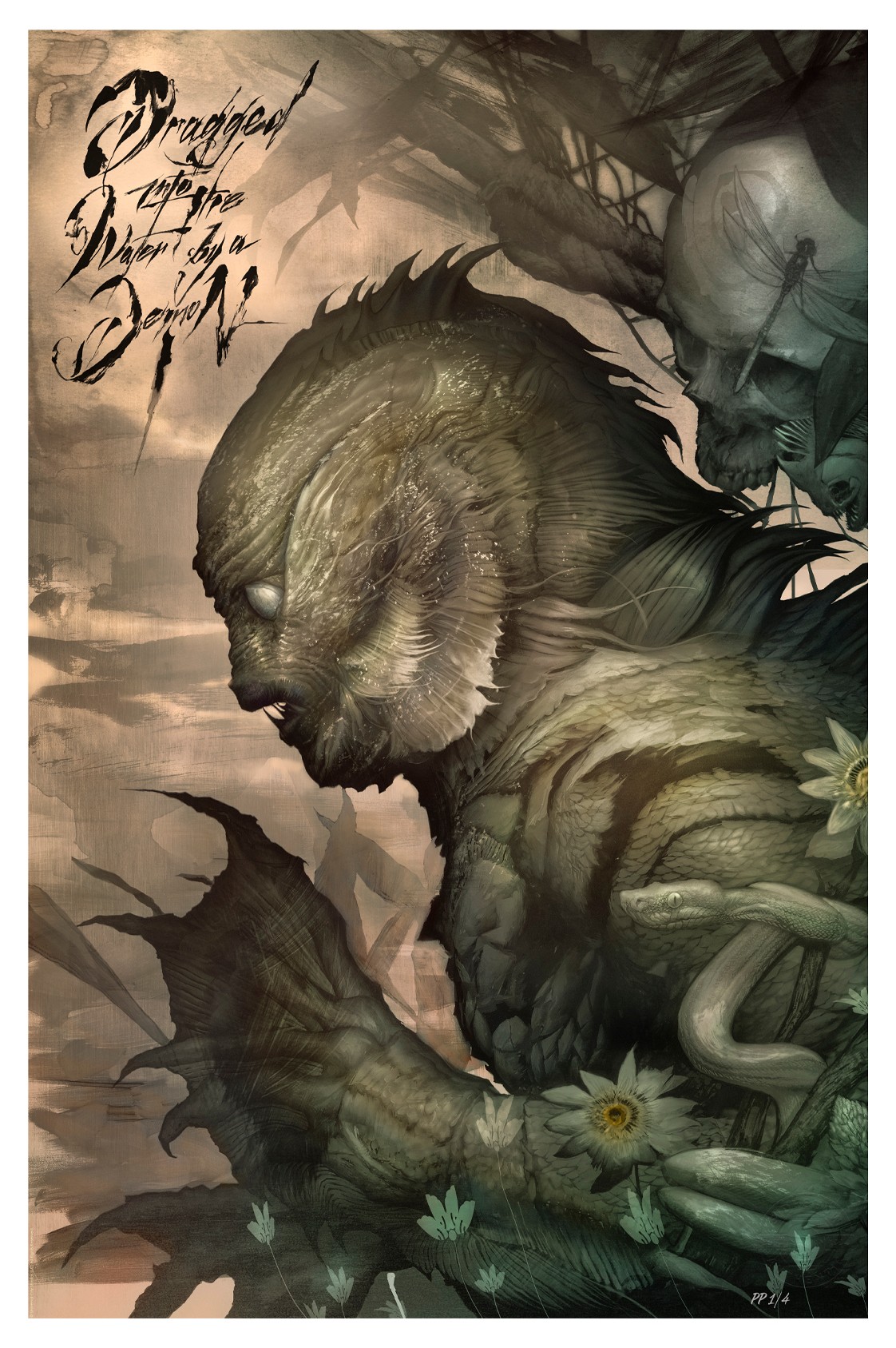 Universal Monsters The Creature from the Black Lagoon Art Print  Exclusive Edition View 7
