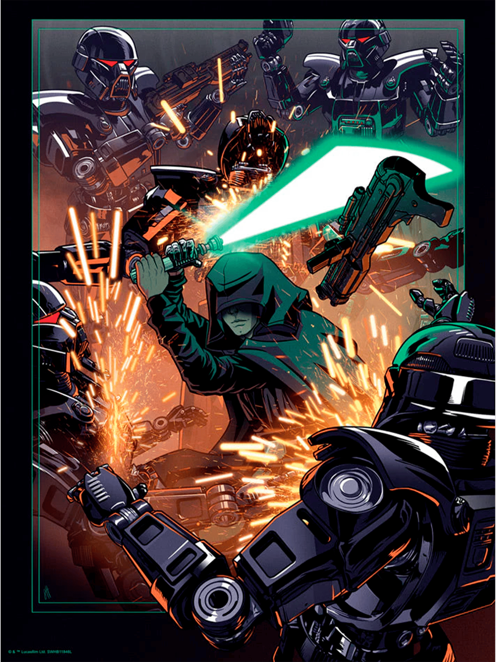 Star Wars Masterhood Art Print  View 3