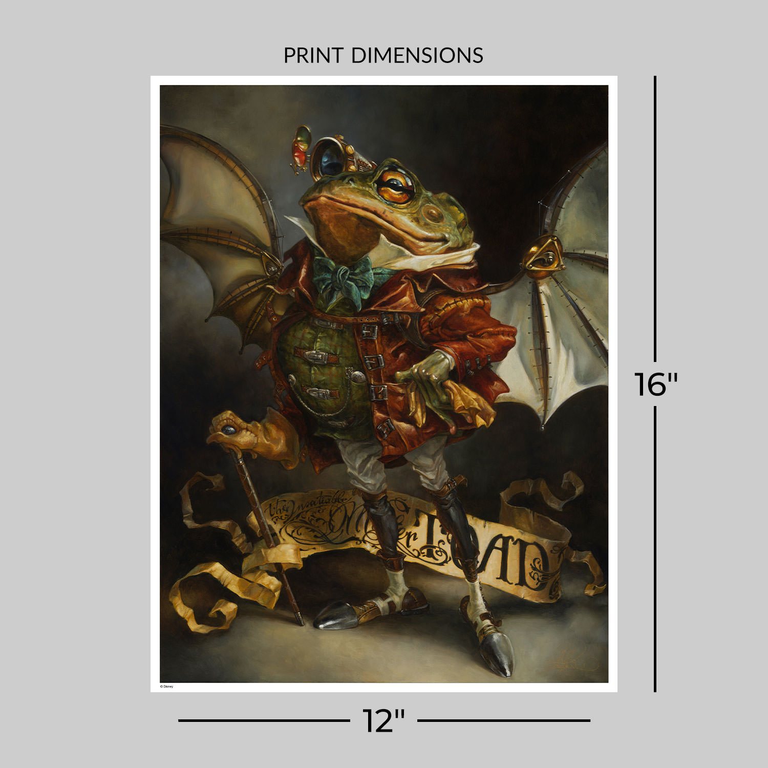 Disney The Insatiable Mr. Toad Art Print  View 2