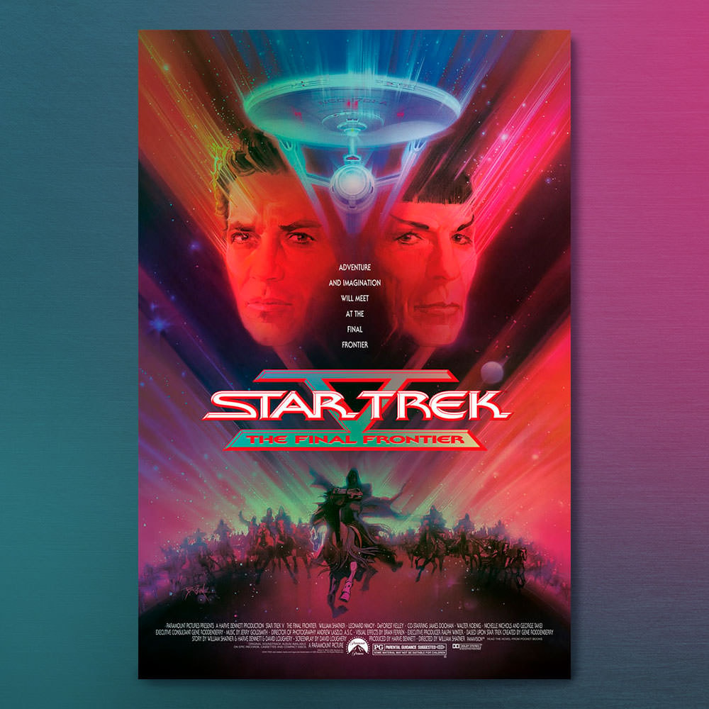 Star Trek Star Trek: The Final Frontier Foil Variant Movie Poster  View 1