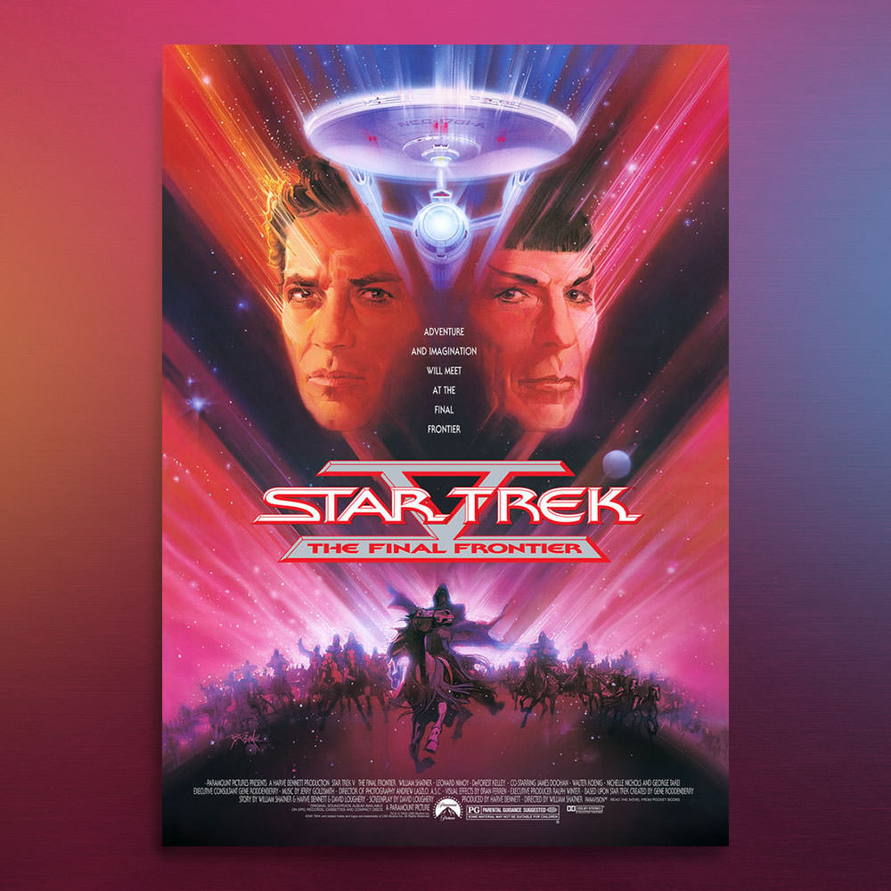 Star Trek Star Trek V: The Final Frontier Editions Variant Movie Poster  View 1