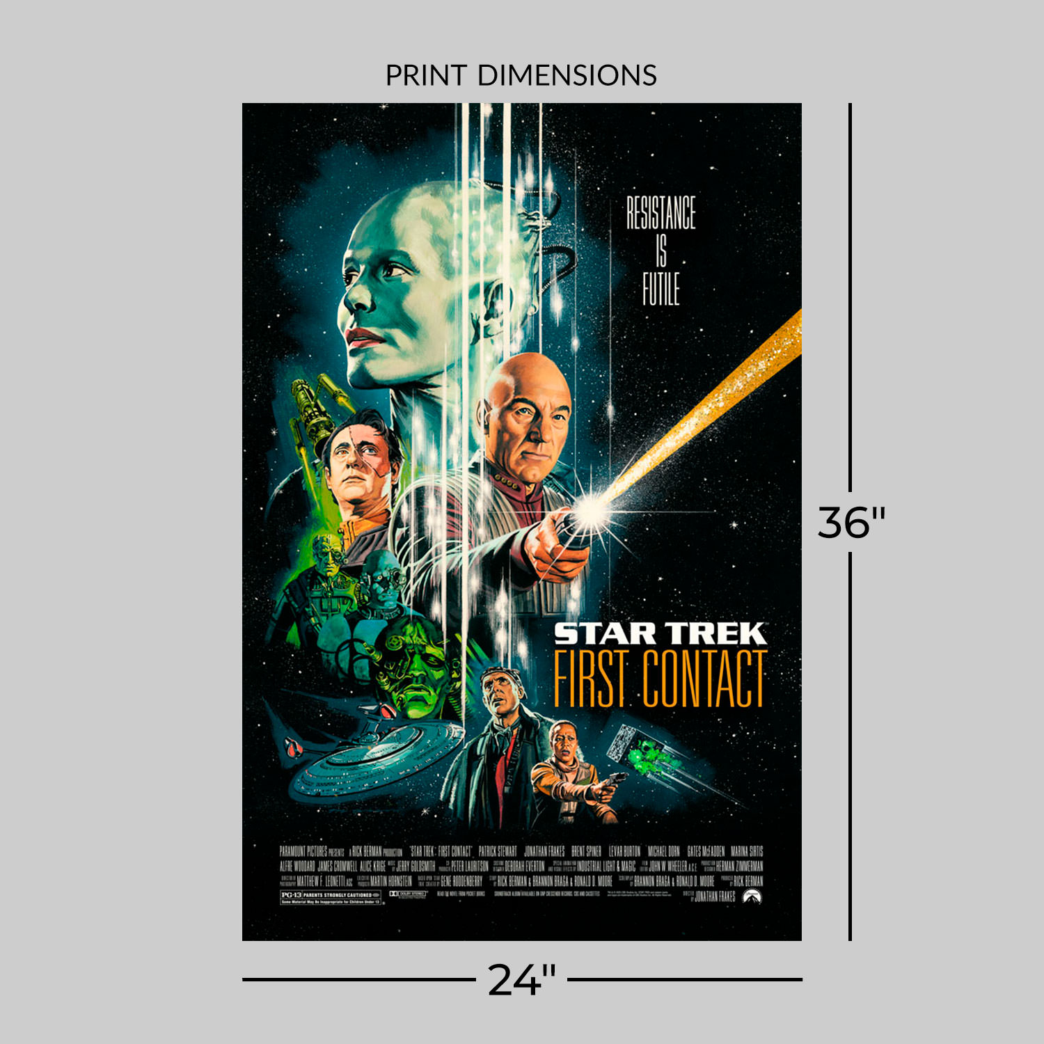 Star Trek Star Trek: First Contact Movie Poster  View 2