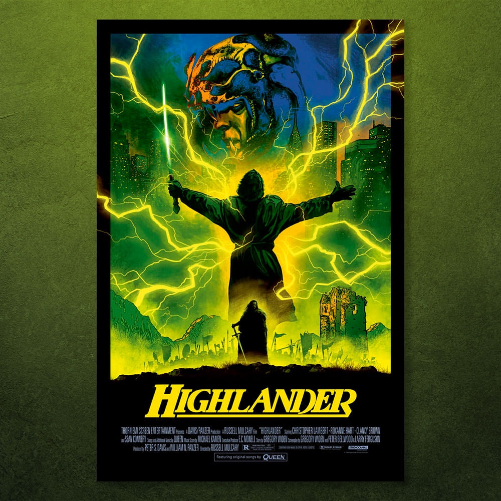 Highlander Movie Poster by Vice Press | Sideshow Collectibles