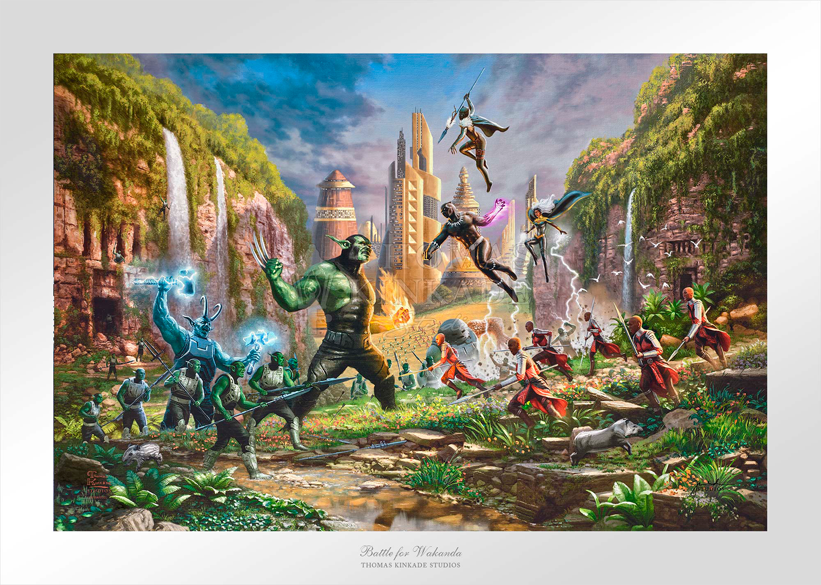 Battle for Wakanda Art Print by Art Brand Studios | Sideshow