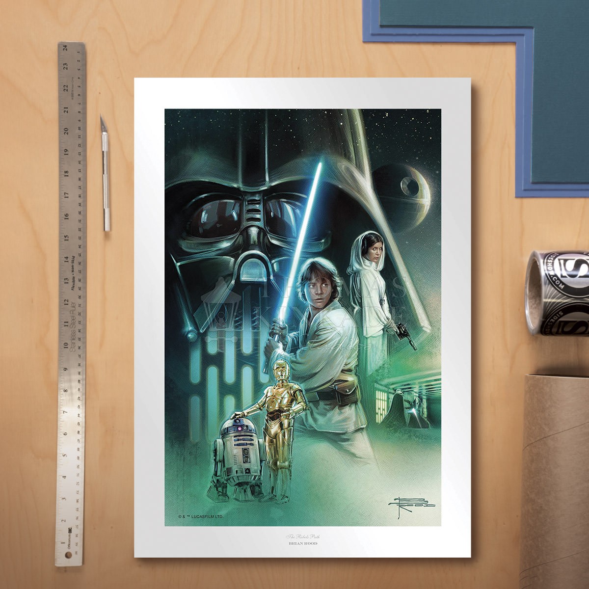 Star Wars The Rebel's Path Art Print  View 1