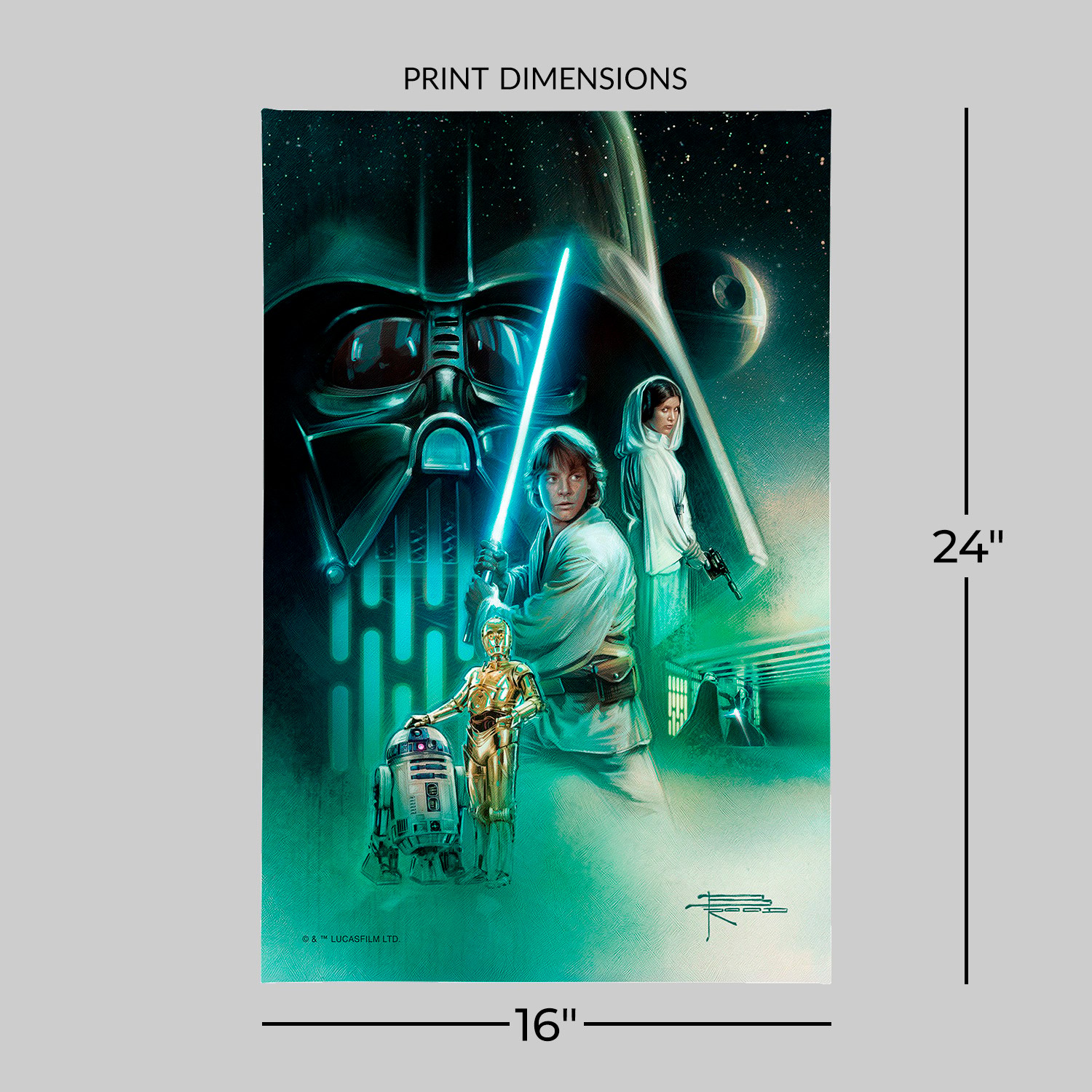 Star Wars The Rebel's Path Art Print  View 2