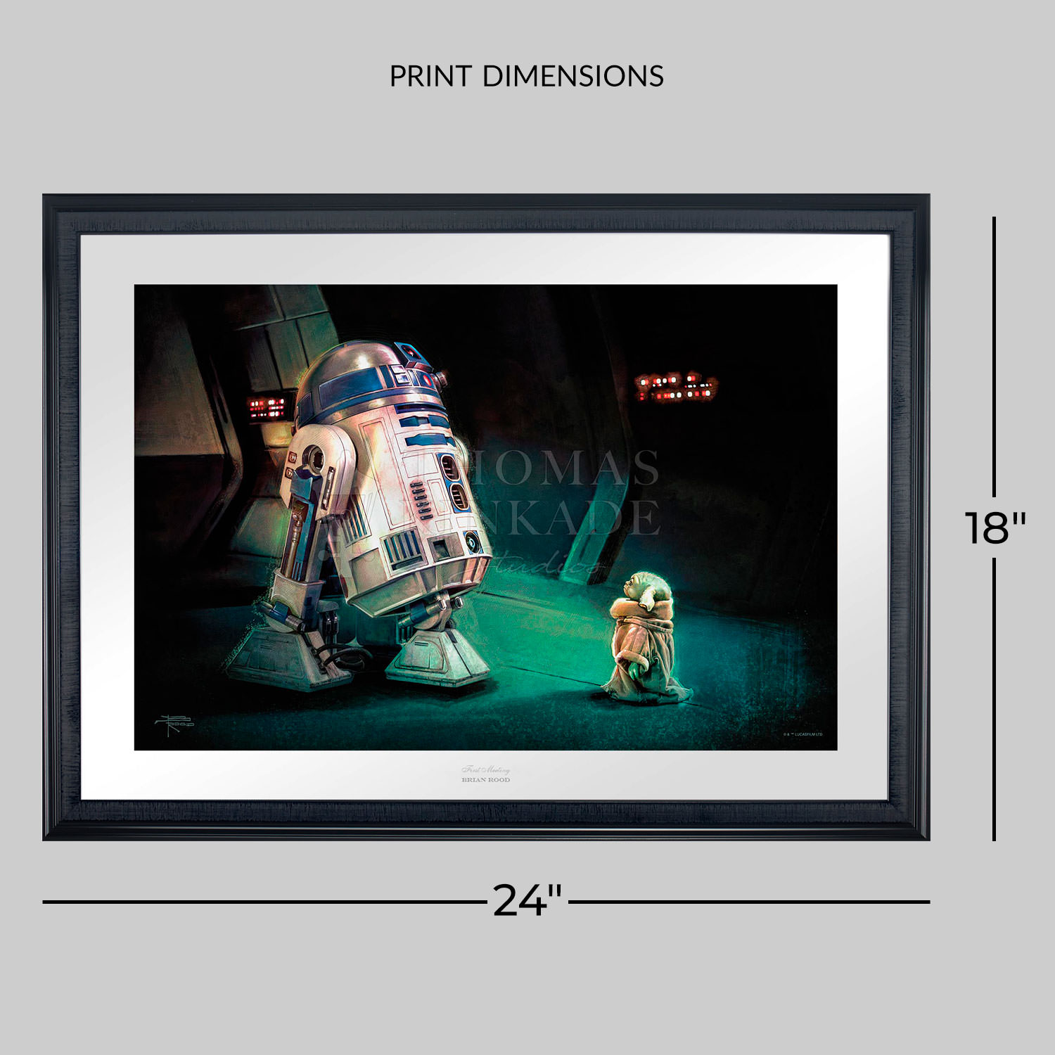 Star Wars First Meeting Art Print  View 2