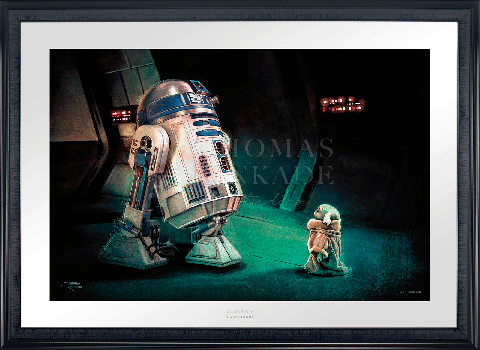 Star Wars First Meeting Art Print  View 4