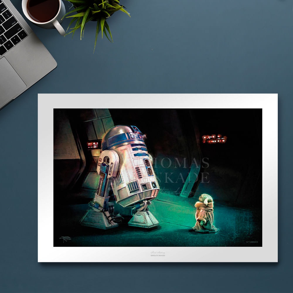 Star Wars First Meeting Art Print  View 1