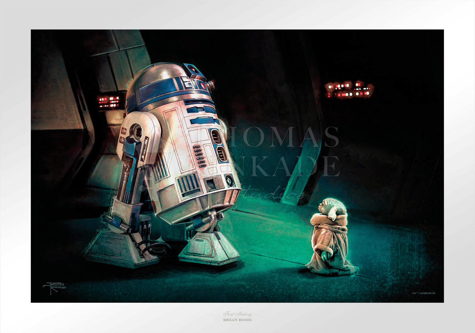 Star Wars First Meeting Art Print  View 4