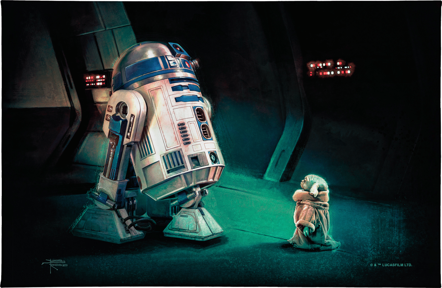 Star Wars First Meeting Art Print  View 4