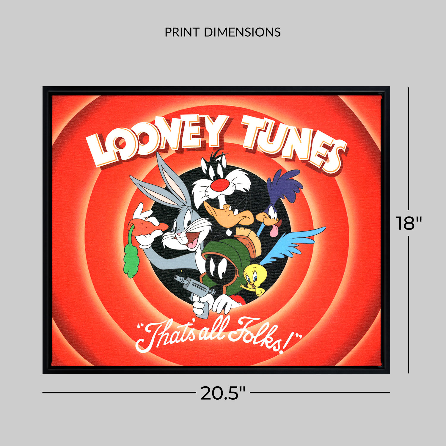 That's All Folks! Art Print by Clampett Studio Collections