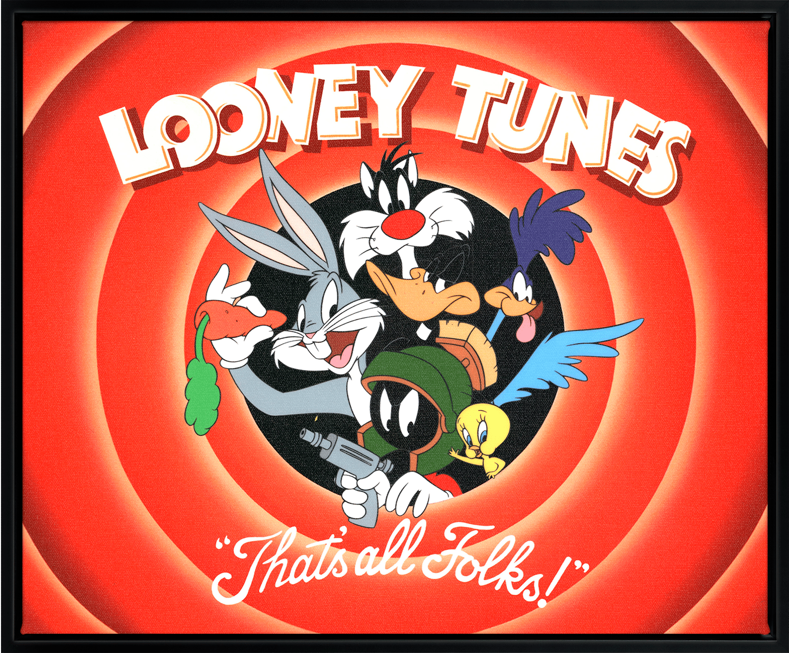 Looney Tunes That's All Folks! Art Print  View 5