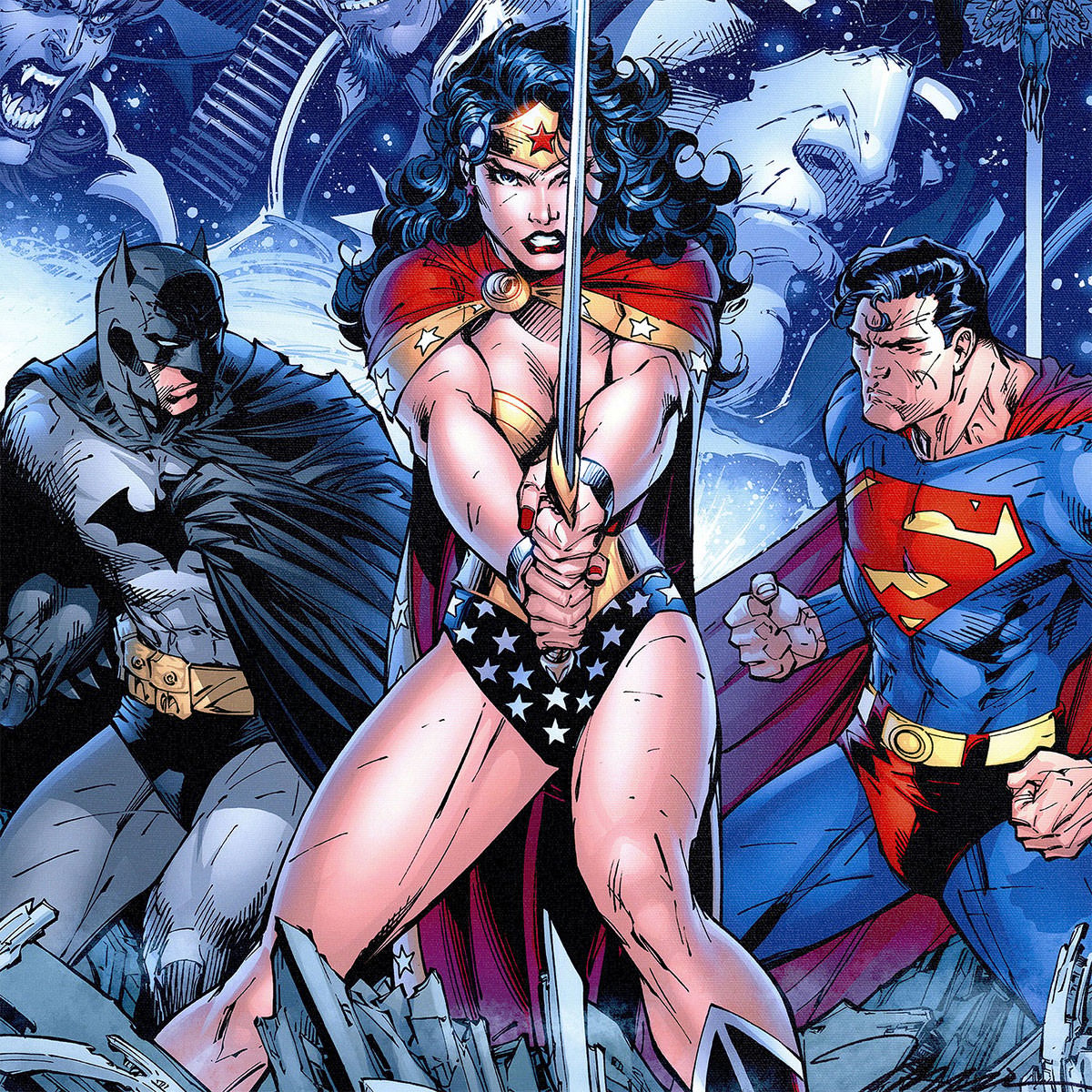 Infinite Crisis Art Print by Clampett Studio Collections