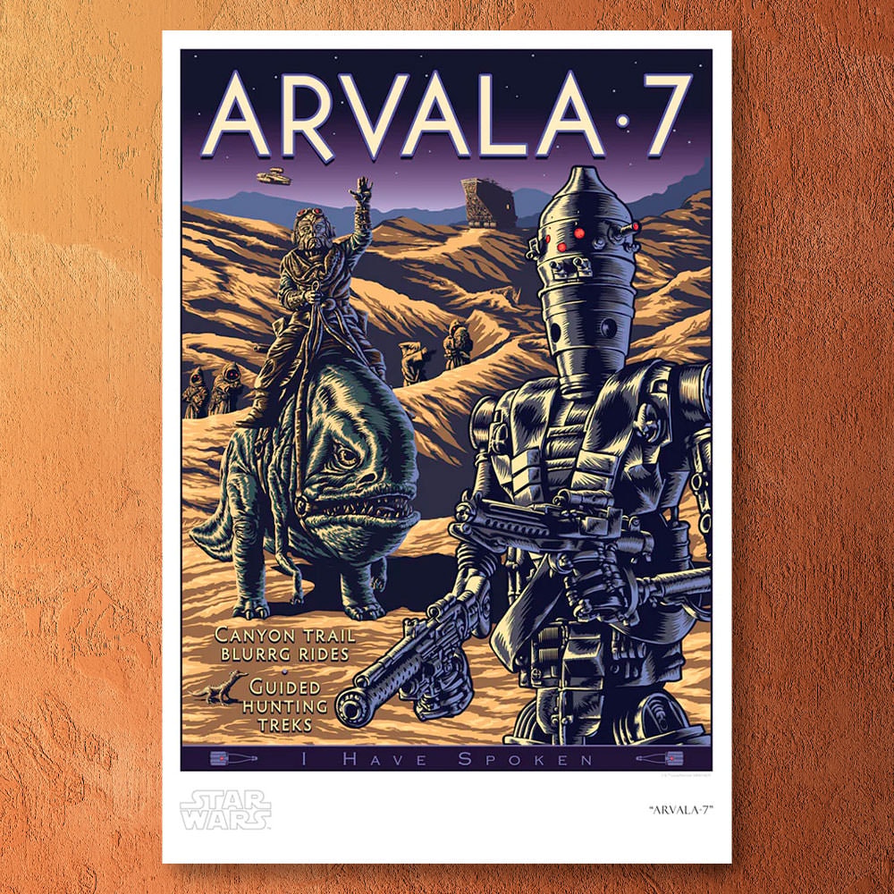Star Wars Arvala-7 Art Print  View 1