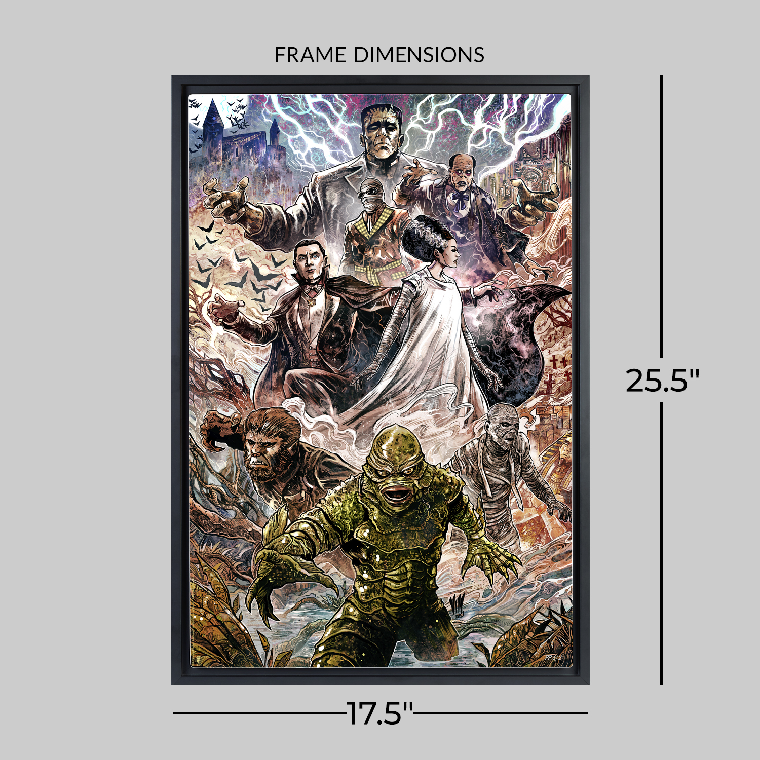 Universal Monsters Universal Monsters Art Print  Exclusive Edition View 2