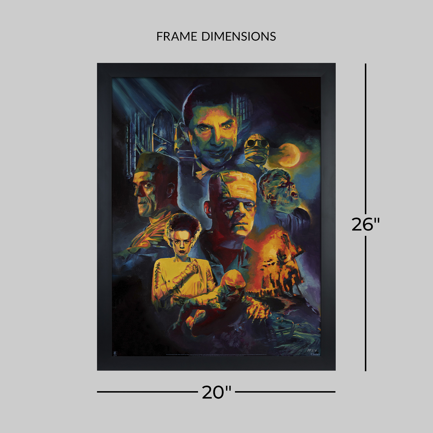 Universal Monsters Universal Monsters Art Print  Exclusive Edition View 2