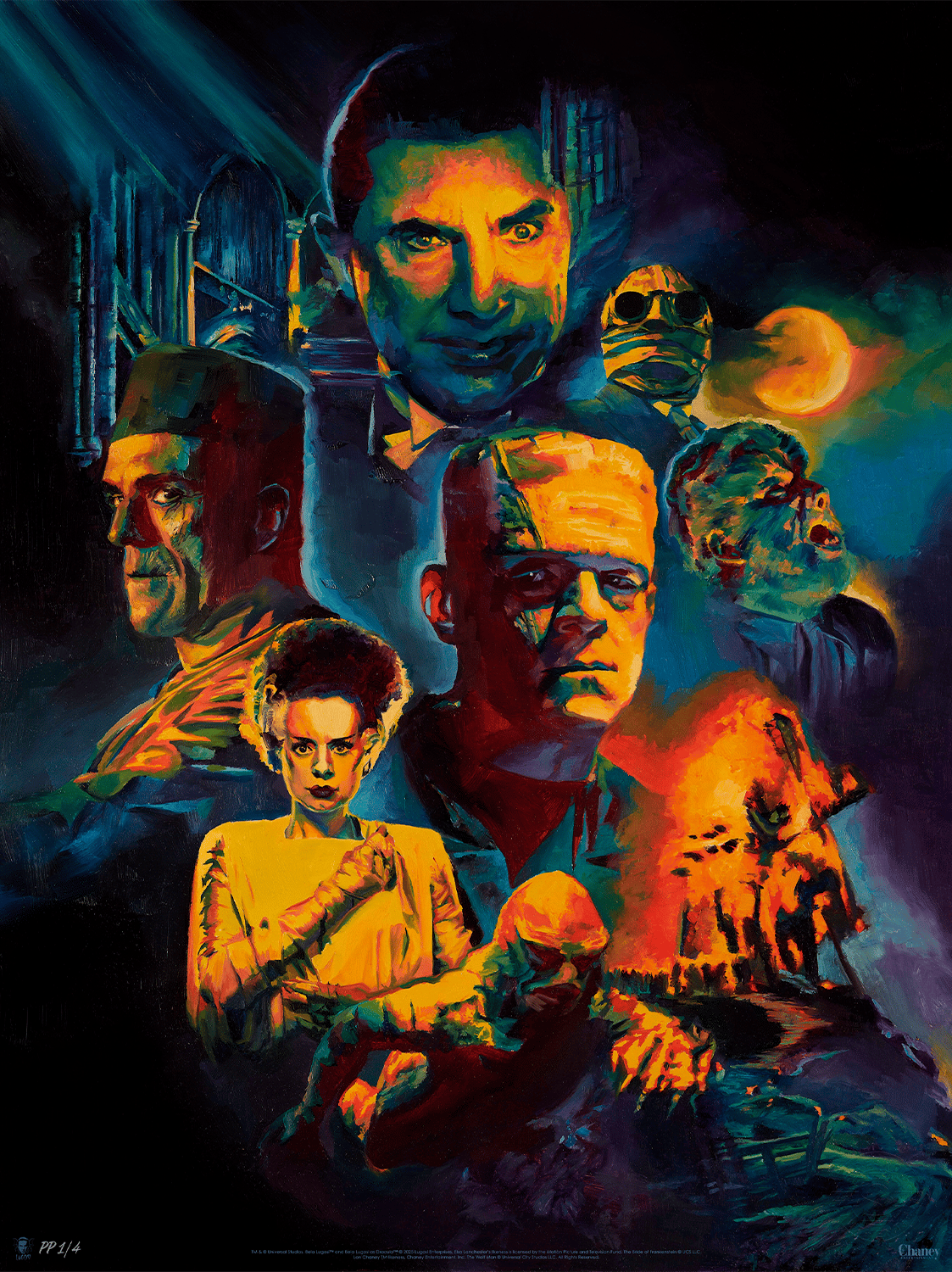 Universal Monsters Universal Monsters Art Print  Exclusive Edition View 6