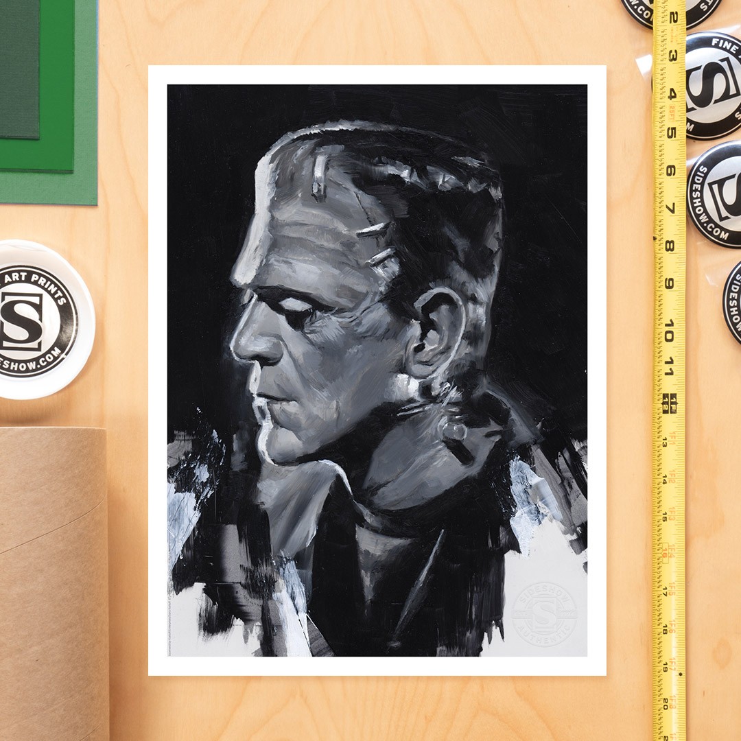 Universal Monsters Frankenstein Art Print  Exclusive Edition View 1