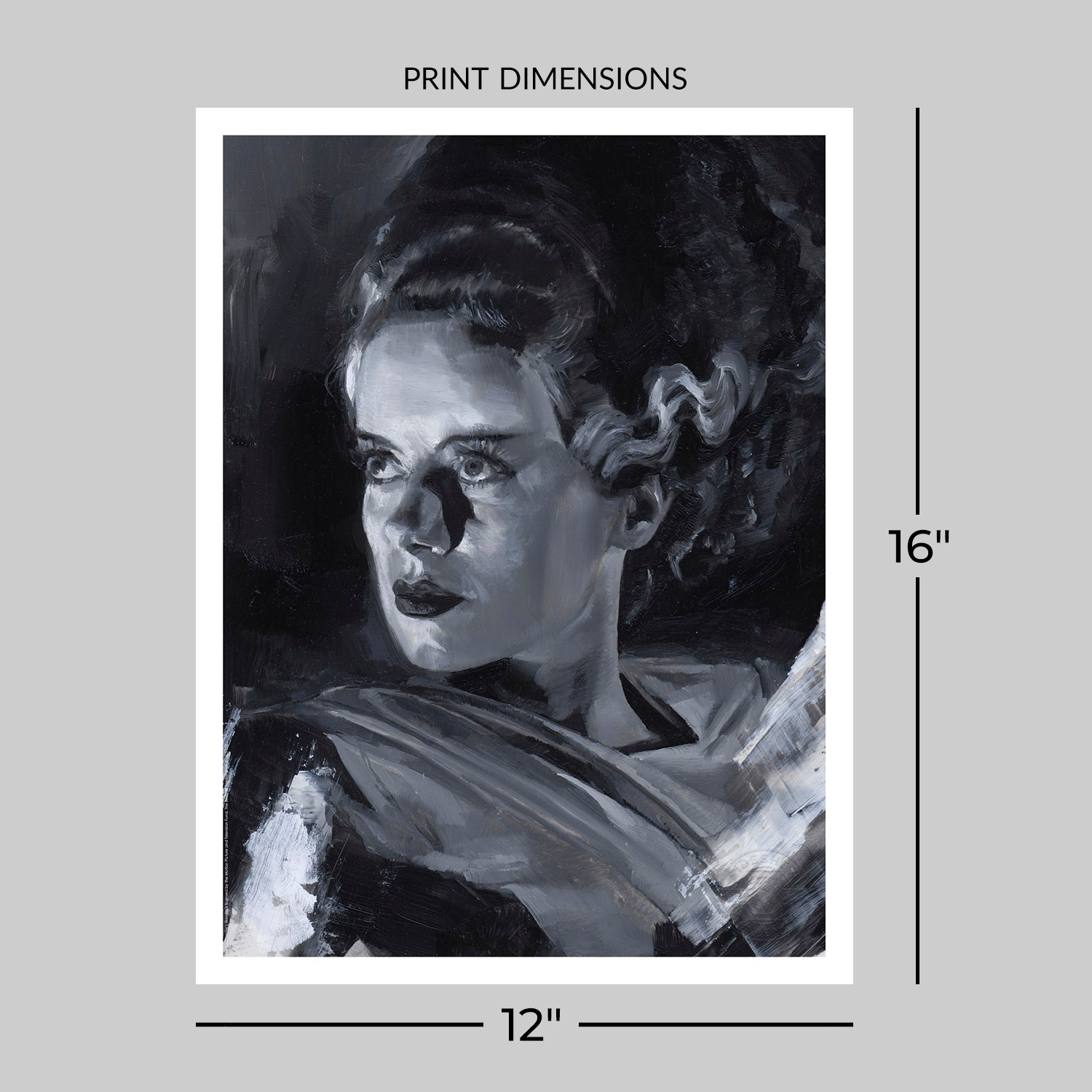 Universal Monsters Bride of Frankenstein Art Print  Exclusive Edition View 2