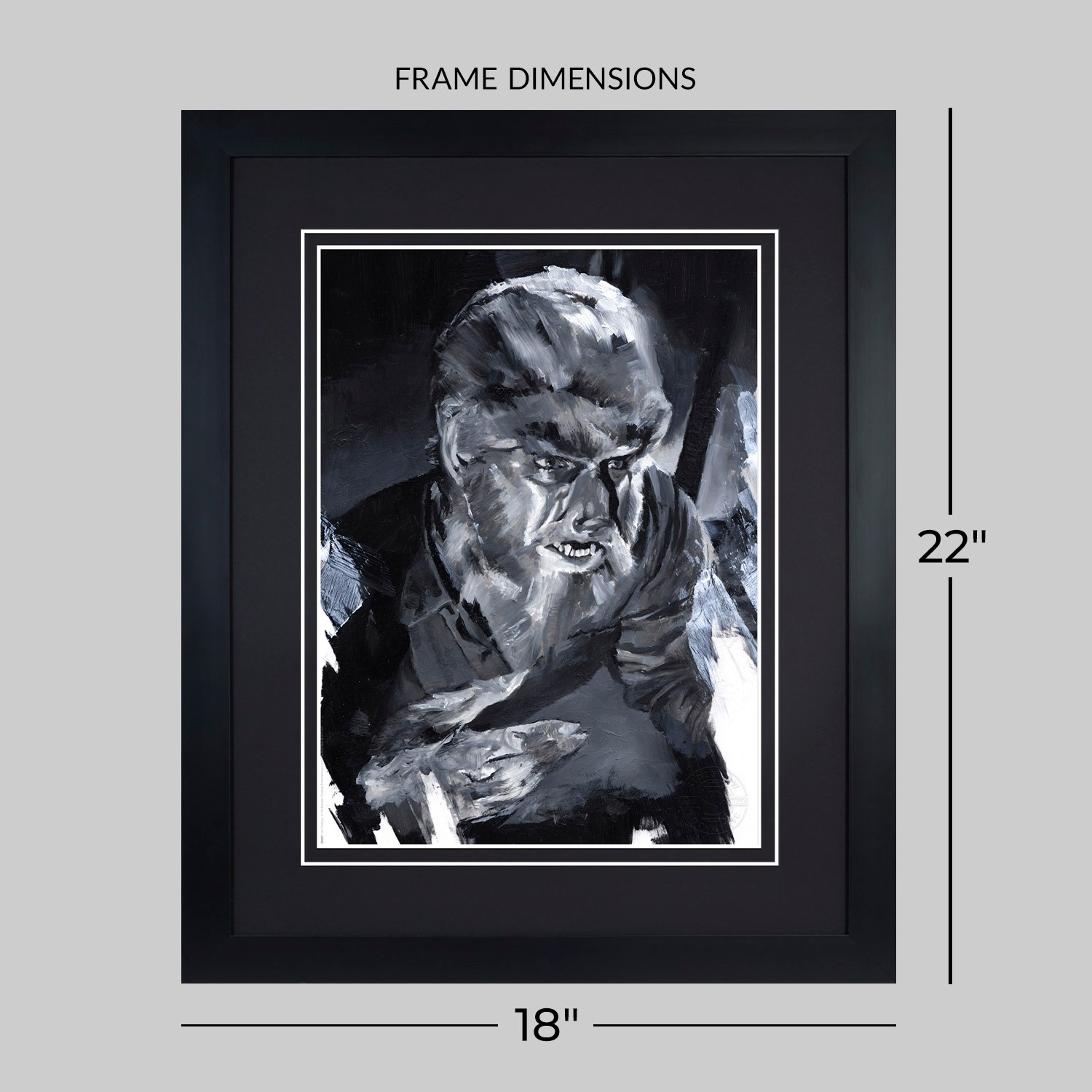 Universal Monsters The Wolf Man Art Print  Exclusive Edition View 2